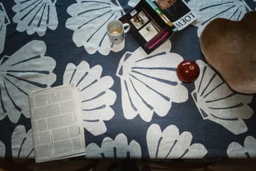 Shell テーブルクロス リネン 149x149 cm - Blue - Fine Little Day | ファインリトルデイ