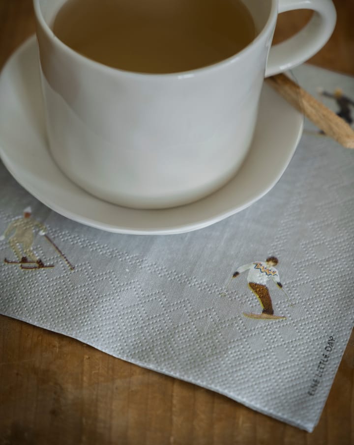 Skiers ナプキン 25枚セット, Grey Fine Little Day | ファインリトルデイ