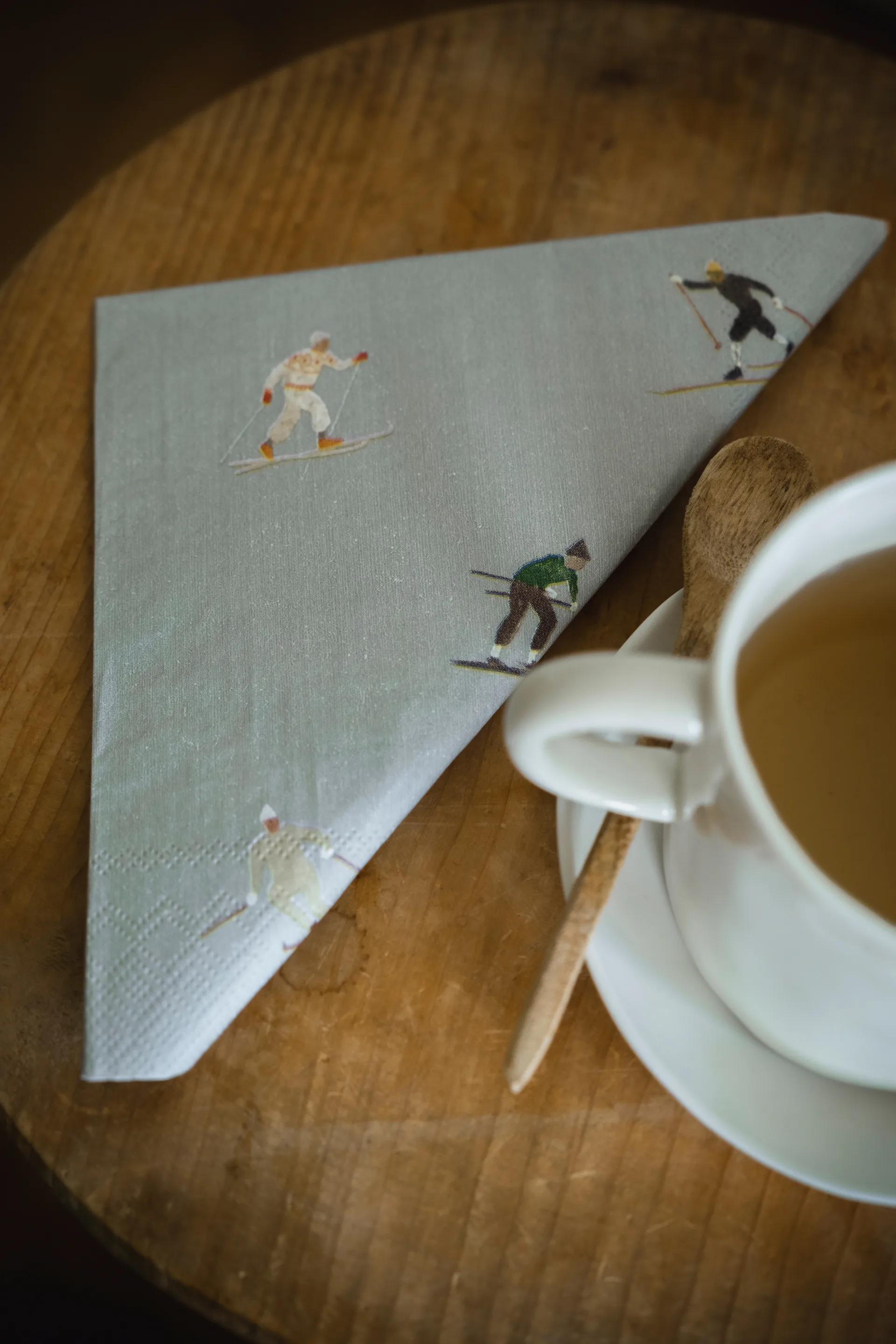 Skiers ナプキン 25枚セット, Grey Fine Little Day | ファインリトルデイ