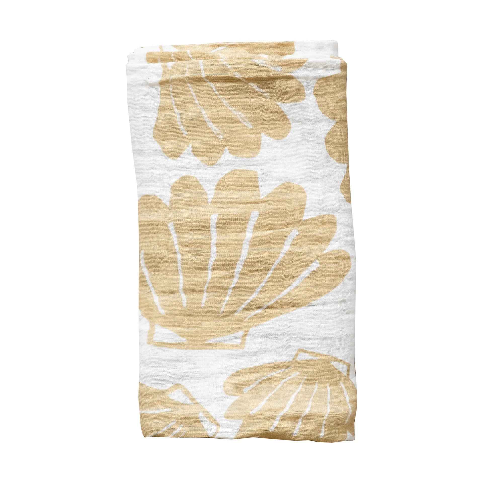 Snäcka muslin スロー 120x120 cm, Sand Fine Little Day | ファインリトルデイ