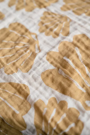 Snäcka muslin スロー 120x120 cm - Sand - Fine Little Day | ファインリトルデイ