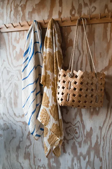 Snäcka muslin スロー 120x120 cm - Sand - Fine Little Day | ファインリトルデイ