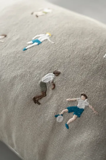 Soccer フットボール ピローケース 58x38 cm - Mix-nature - Fine Little Day | ファインリトルデイ