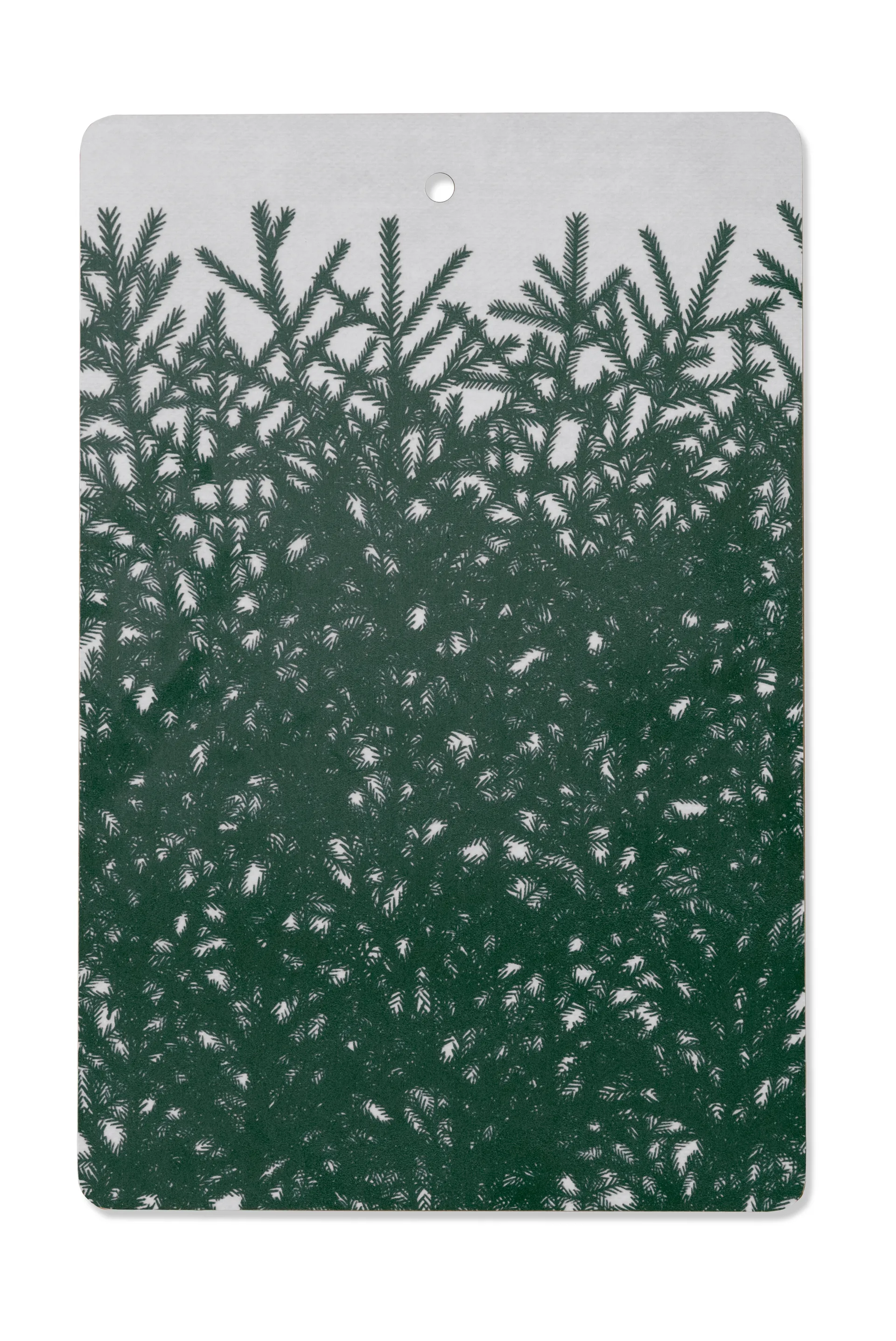 Spruce tree カッティングボード 21x31 cm, White-Green Fine Little Day | ファインリトルデイ