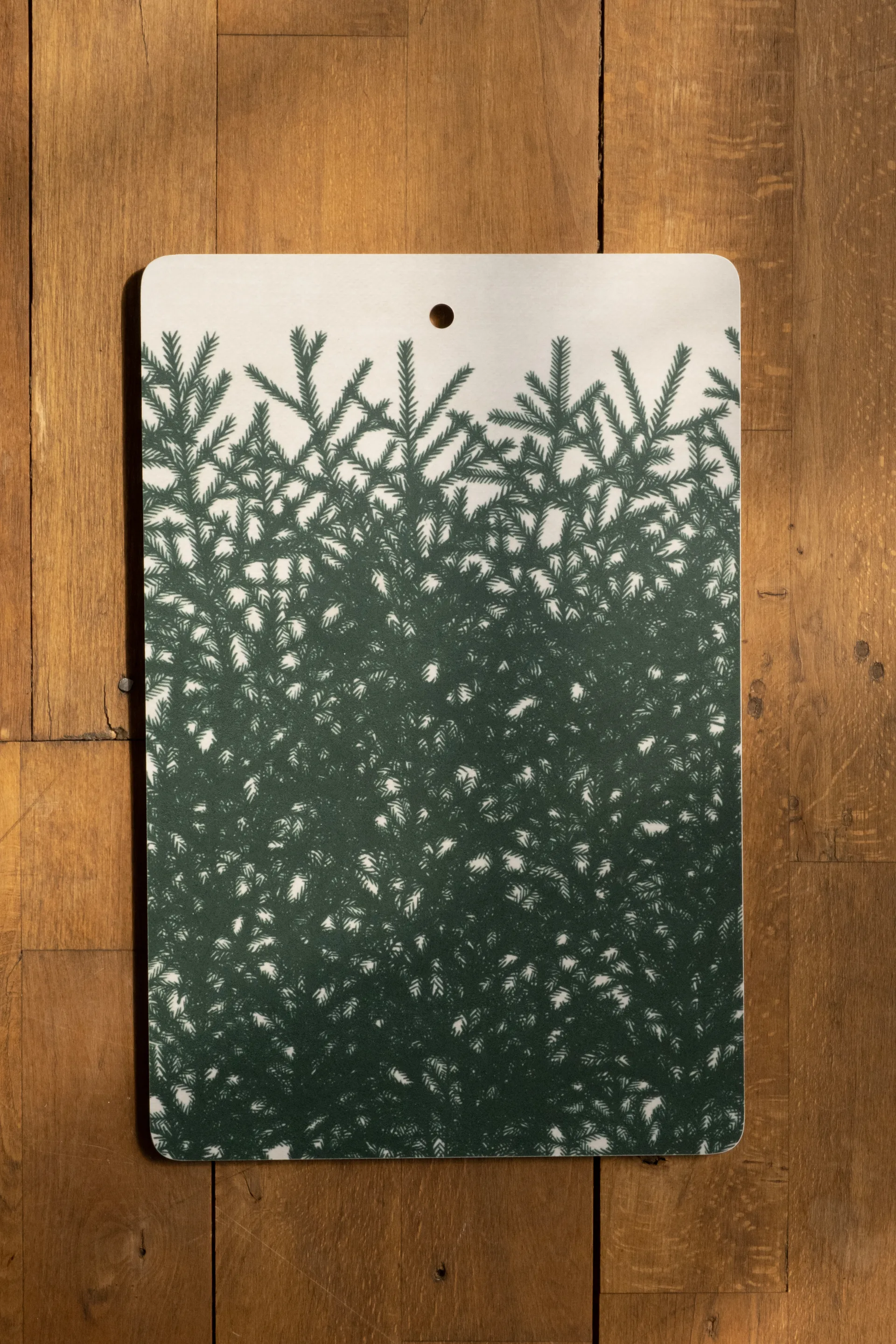 Spruce tree カッティングボード 21x31 cm, White-Green Fine Little Day | ファインリトルデイ