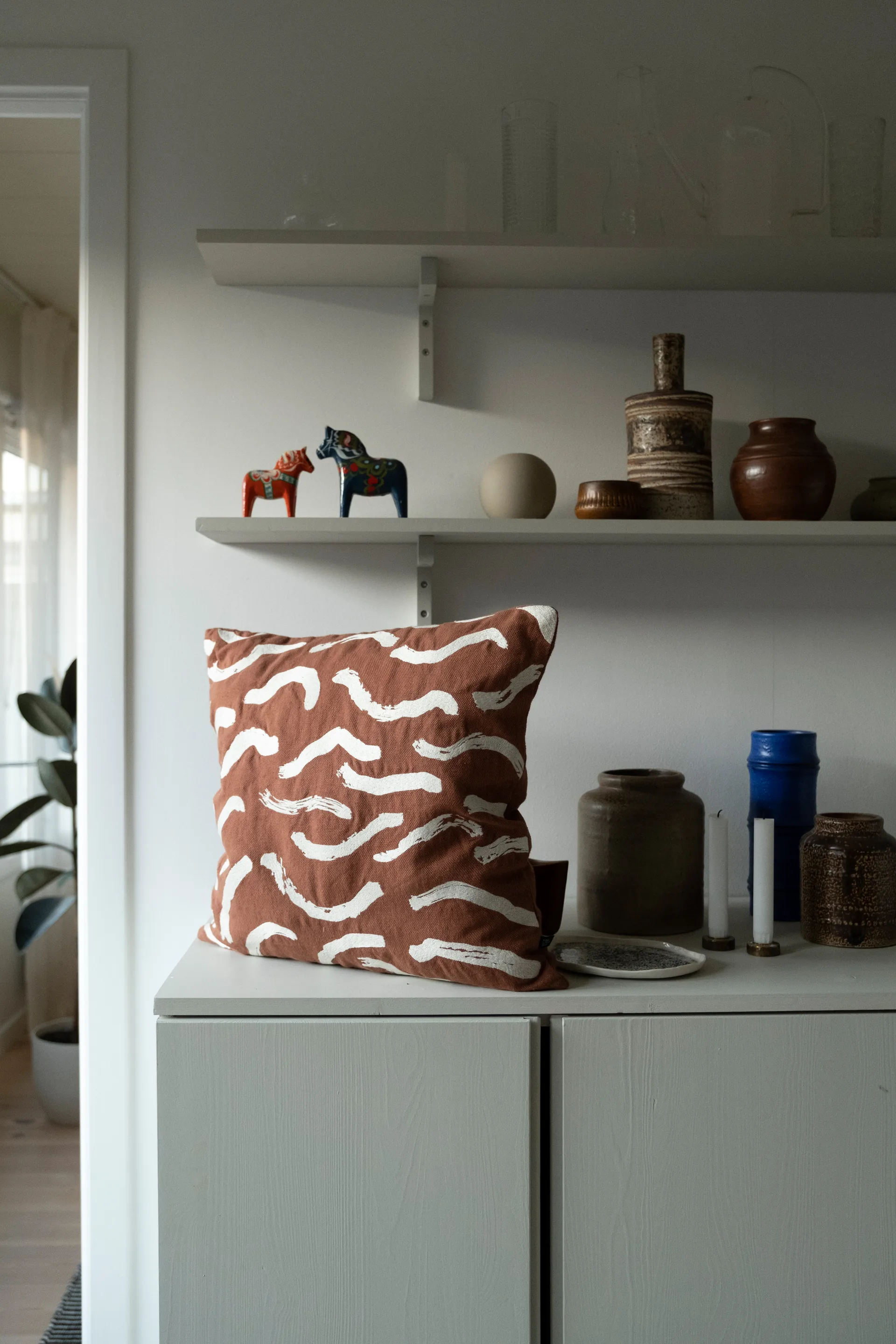 Stim クッションカバー 48x48 cm, Terracotta Fine Little Day | ファインリトルデイ