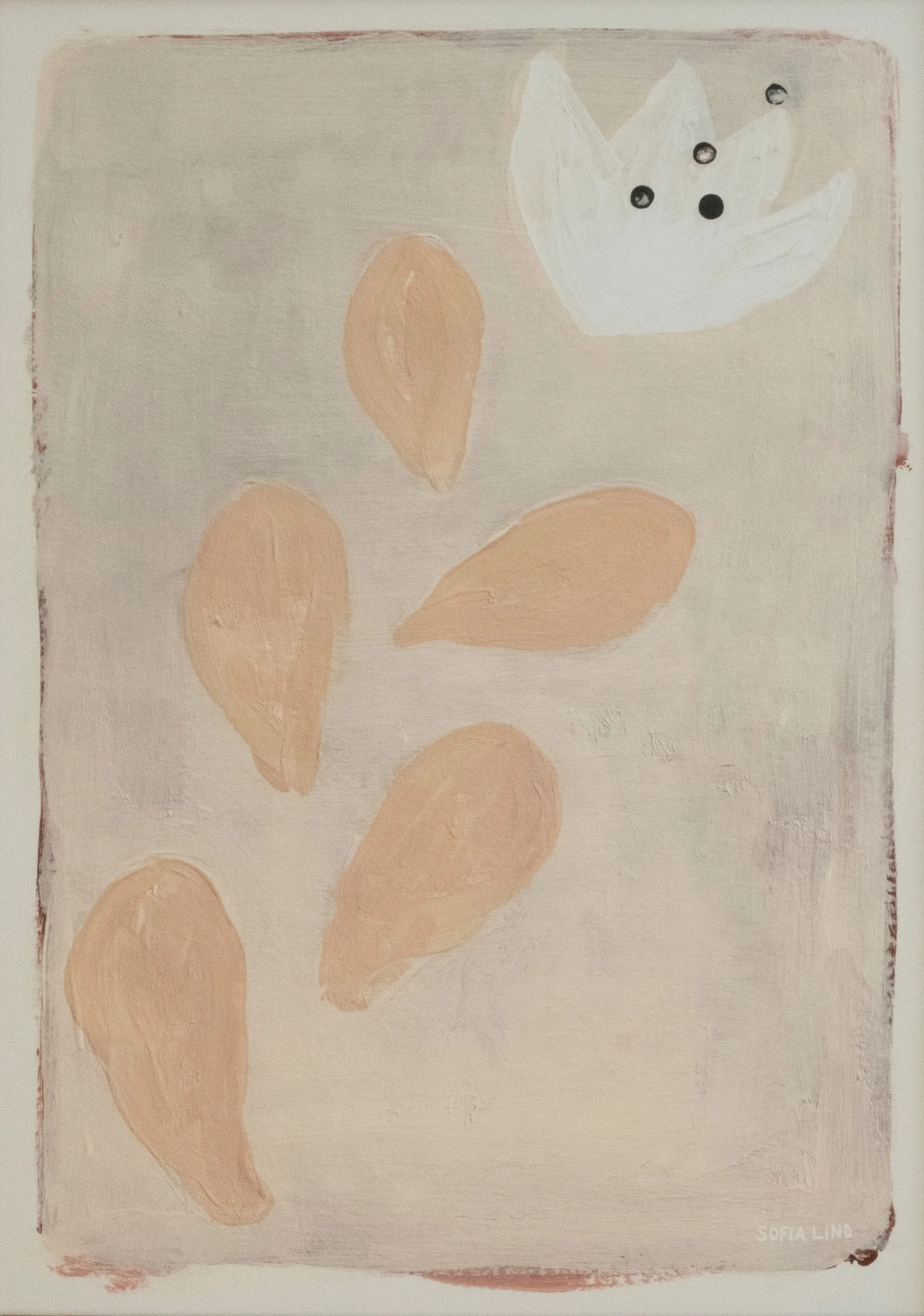 Stone Crop ポスター 50x70 cm, Pink-nude Fine Little Day | ファインリトルデイ