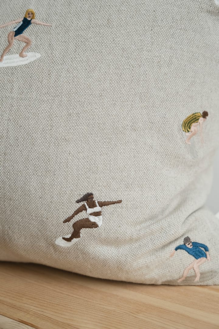 Surfers クッションカバー 48x48 cm, Natural Fine Little Day | ファインリトルデイ