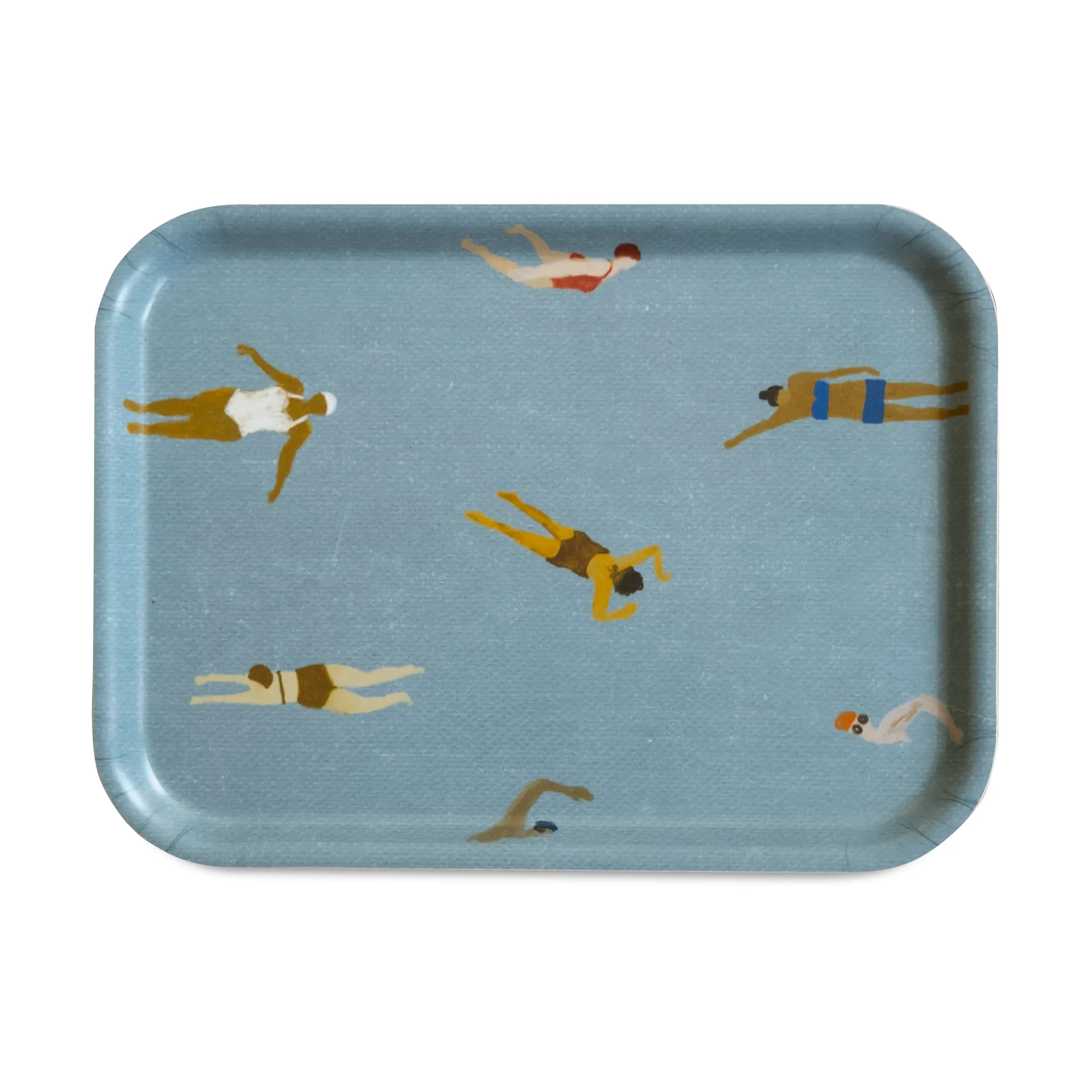 Swimmers トレイ 20x27 cm, Beige Fine Little Day | ファインリトルデイ