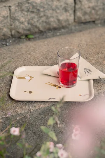 Swimmers トレイ 20x27 cm - Beige - Fine Little Day | ファインリトルデイ