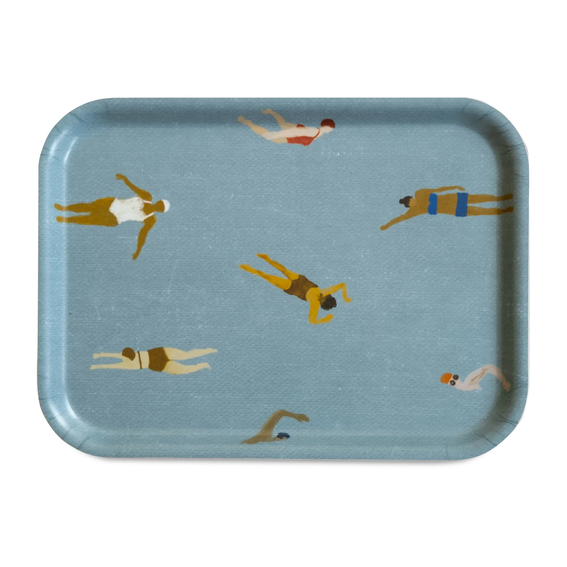 Swimmers トレイ 20x27 cm, Blue Fine Little Day | ファインリトルデイ