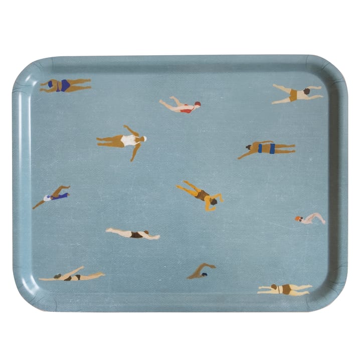 Swimmers トレイ 33x43 cm - blue - Fine Little Day | ファインリトルデイ