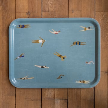 Swimmers トレイ 33x43 cm - blue - Fine Little Day | ファインリトルデイ