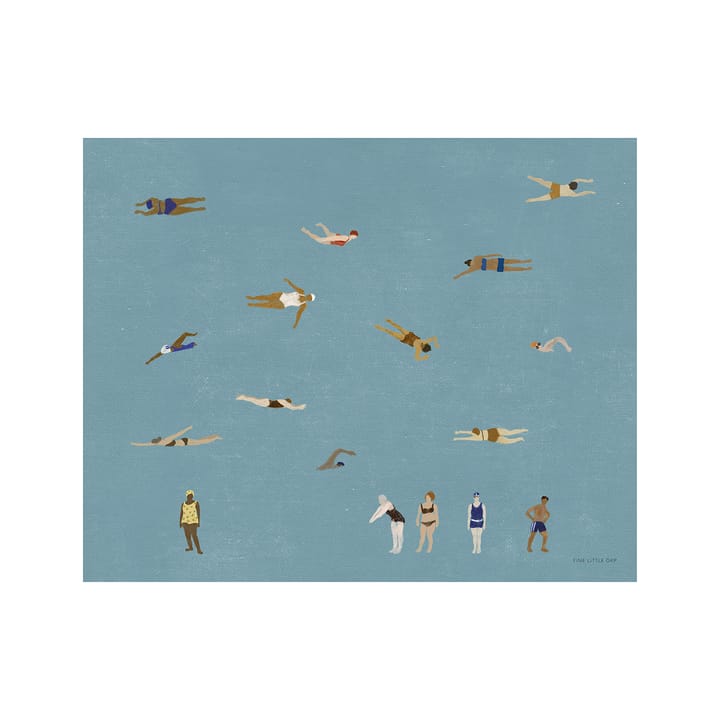 Swimmers ポスター - 40x50 cm - Fine Little Day | ファインリトルデイ