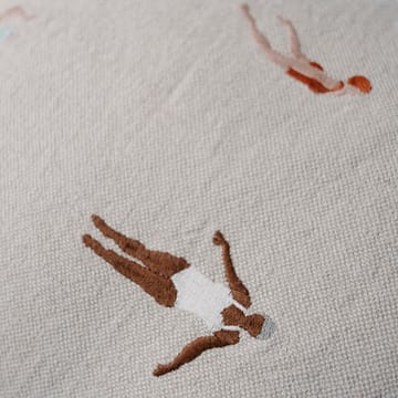 Swimmers クッションカバー 48x48 cm - beige - Fine Little Day | ファインリトルデイ
