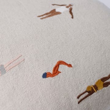 Swimmers クッションカバー 48x48 cm - beige - Fine Little Day | ファインリトルデイ