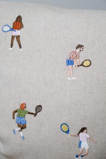 Tennis クッションカバー 48x48cm - Natural - Fine Little Day | ファインリトルデイ