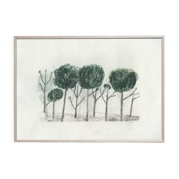 Trees ポスター 50x70 cm - Black- off white - Fine Little Day | ファインリトルデイ