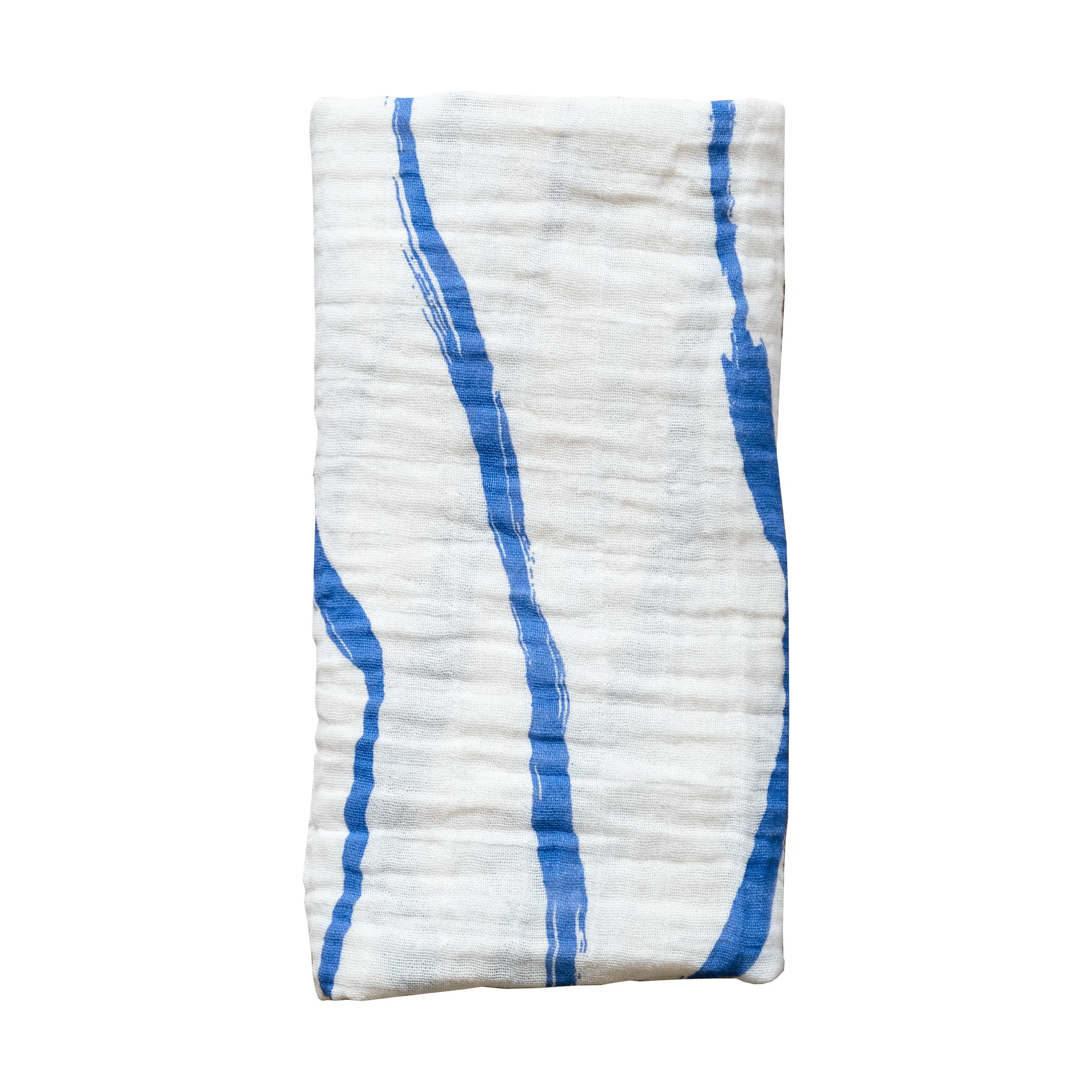 Våg muslin スロー 120x120 cm, Blue Fine Little Day | ファインリトルデイ