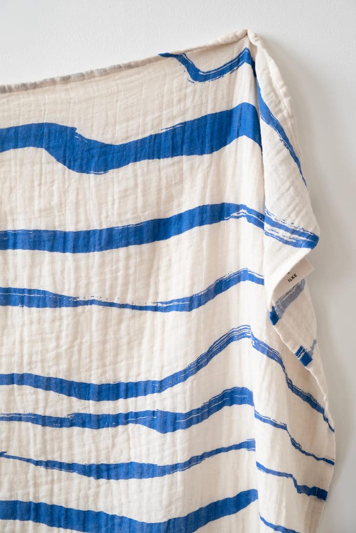 Våg muslin スロー 120x120 cm, Blue Fine Little Day | ファインリトルデイ