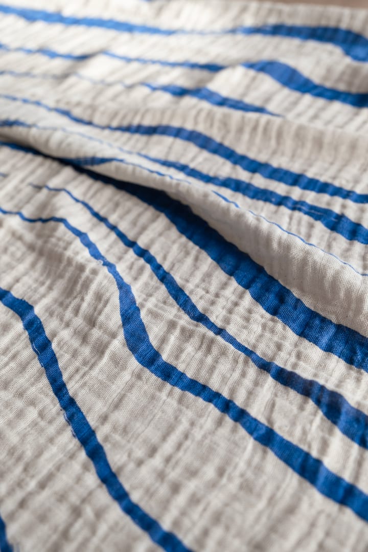 Våg muslin スロー 120x120 cm, Blue Fine Little Day | ファインリトルデイ