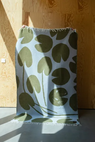 Water lilies スロー 130x220 cm - Blue-green - Fine Little Day | ファインリトルデイ