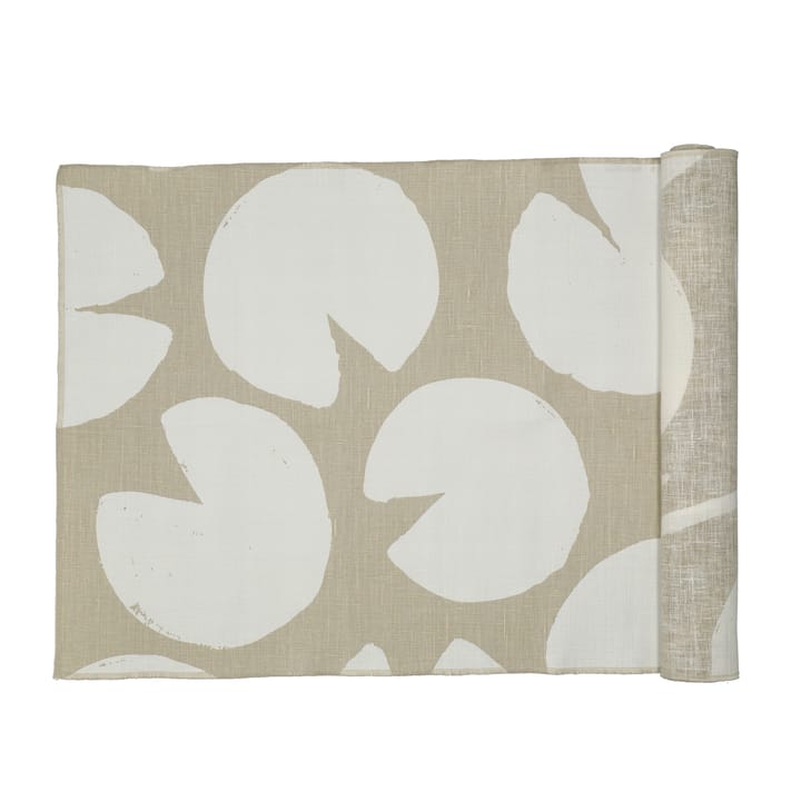 Water lilies テーブルランナー 45x150 cm - Sand-white - Fine Little Day | ファインリトルデイ