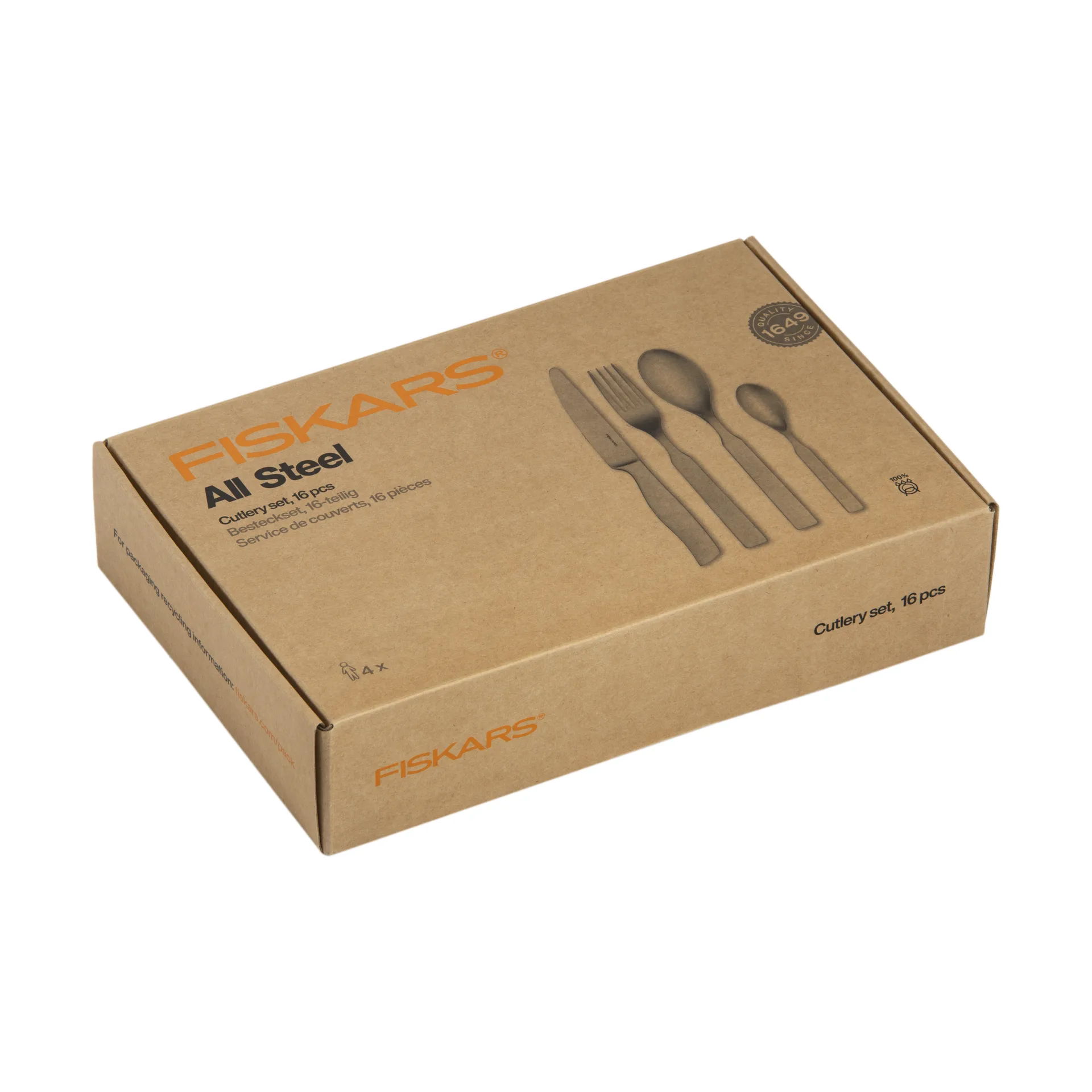 All Steel カトラリー, 16 pieces Fiskars | フィスカース