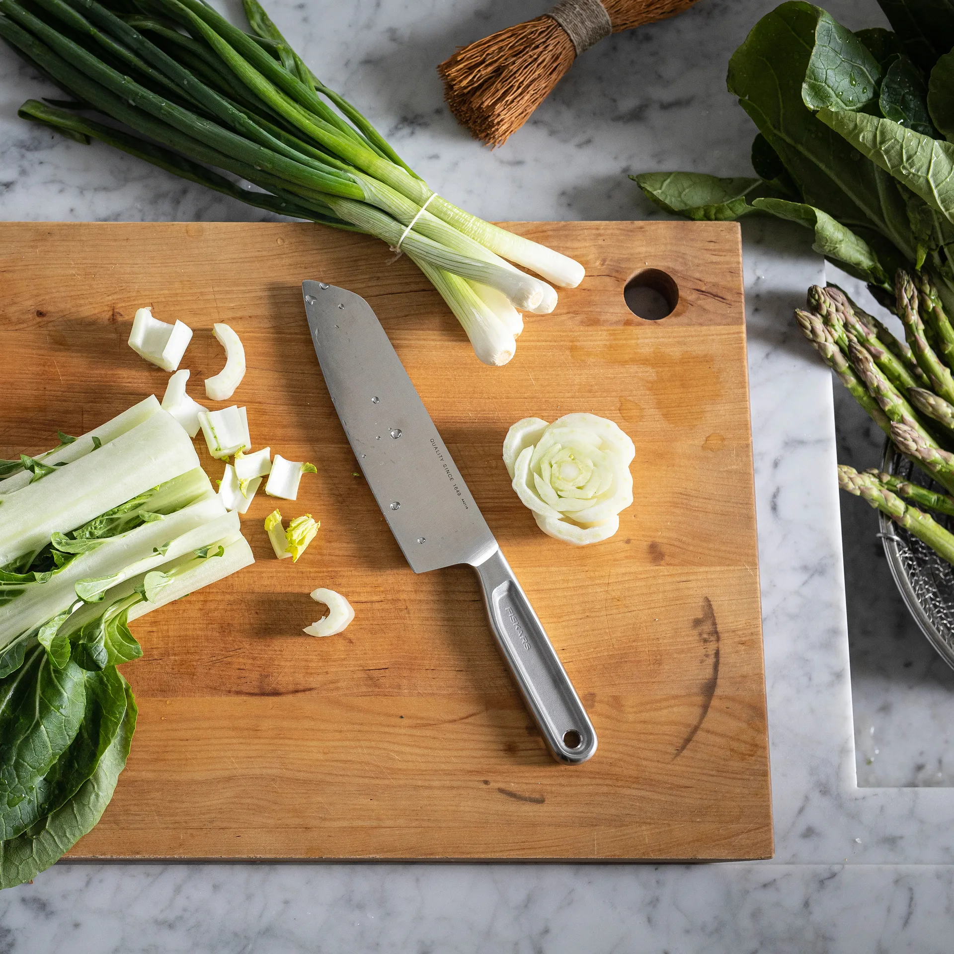 All Steel 三徳包丁, 17 cm Fiskars | フィスカース