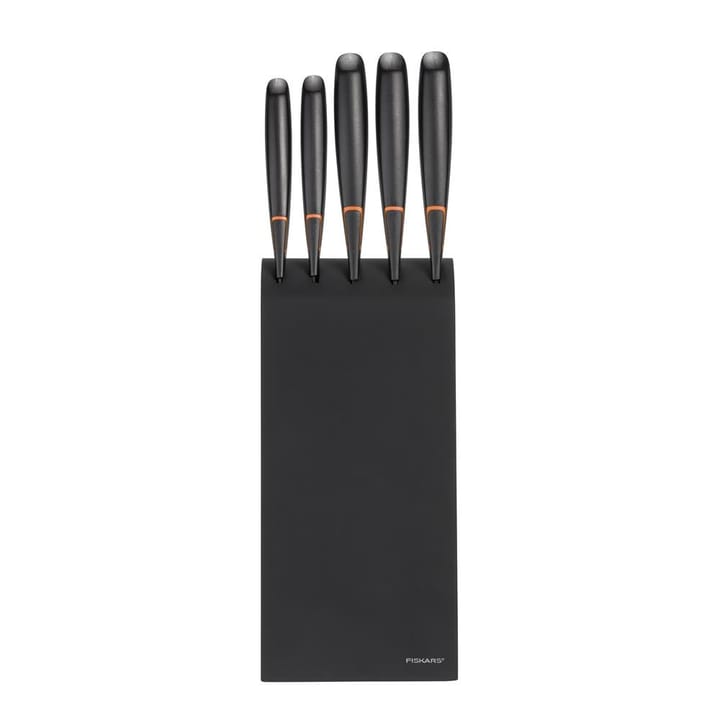 Edge ナイフ ブロック ナイフ5本セット, black Fiskars | フィスカース