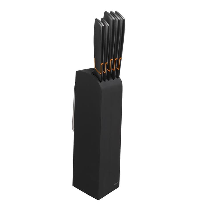 Edge ナイフ ブロック ナイフ5本セット, black Fiskars | フィスカース