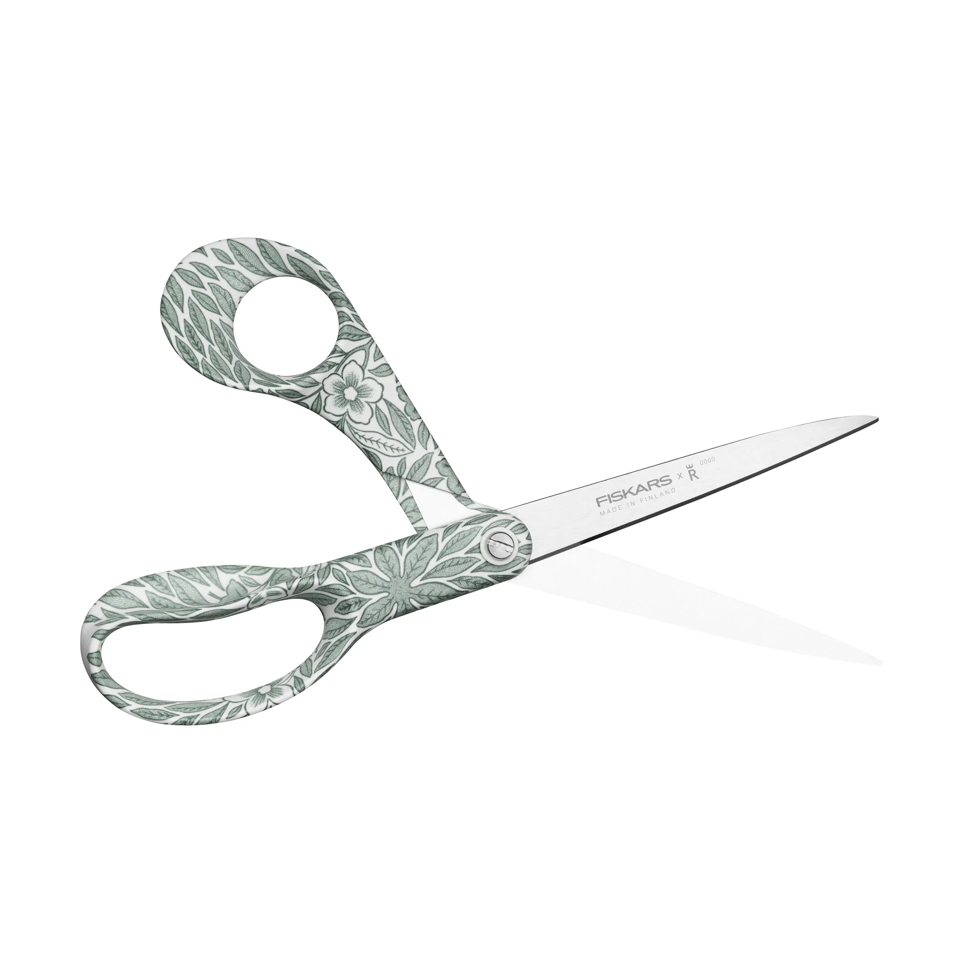 Fiskars x Rörstrand ユニバーサルシザーズ, Ostindia Floris Green, 21 cm Fiskars | フィスカース