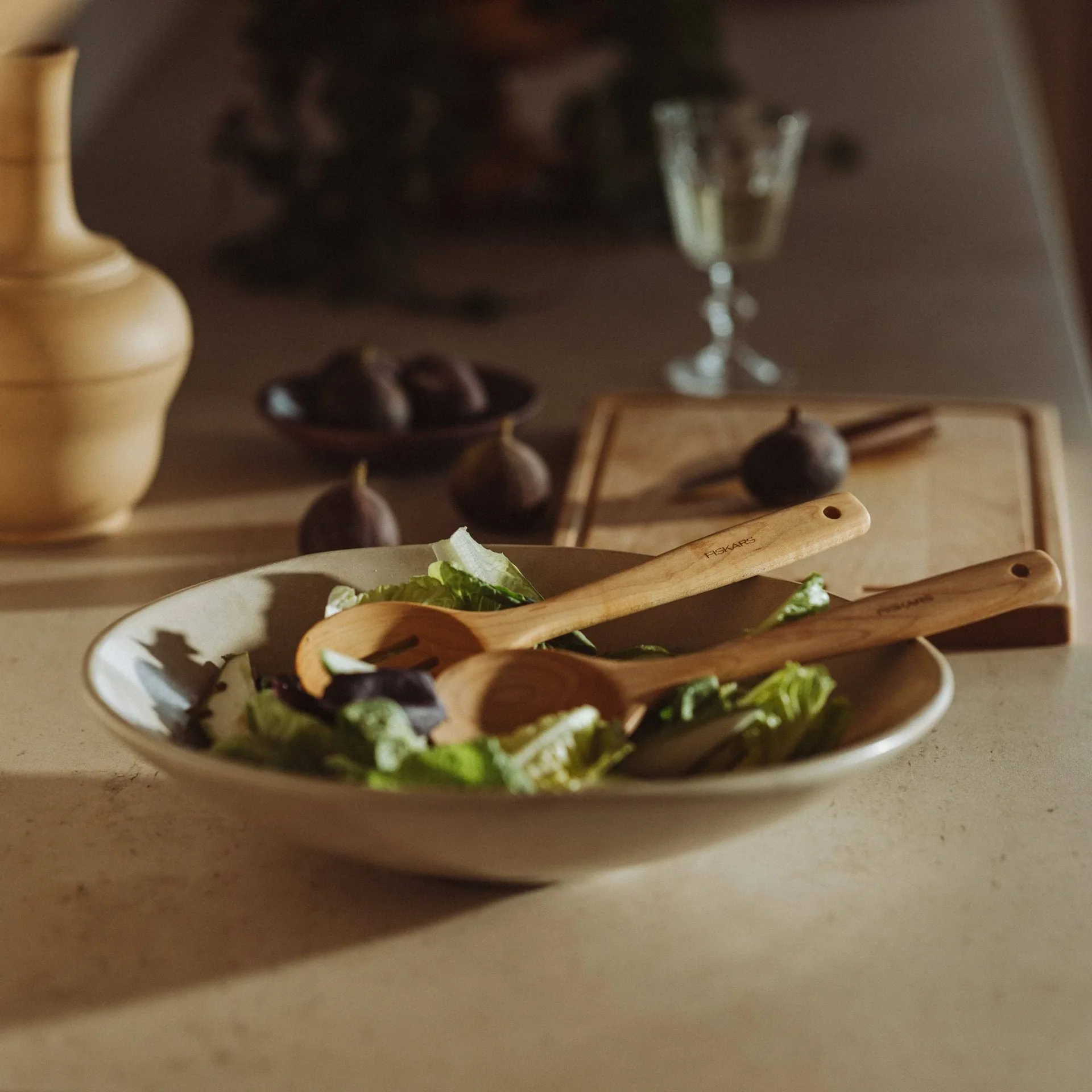 Folken スプーン, With grooves Fiskars | フィスカース