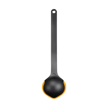 Functional Form おたま - Black-orange, 36.2 cm - Fiskars | フィスカース