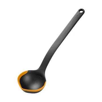 Functional Form おたま - Black-orange, 36.2 cm - Fiskars | フィスカース