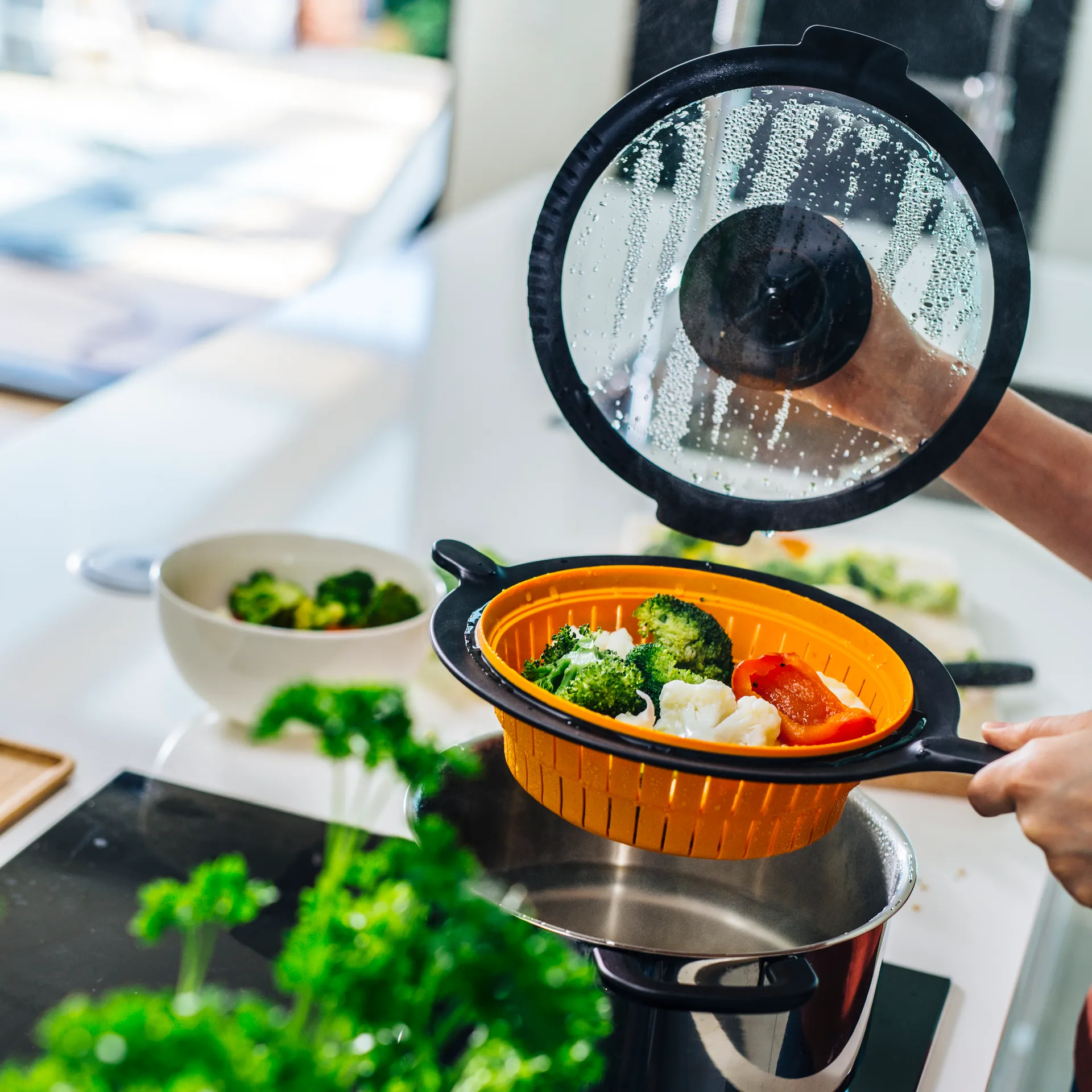 Functional Form ざる, Black Fiskars | フィスカース