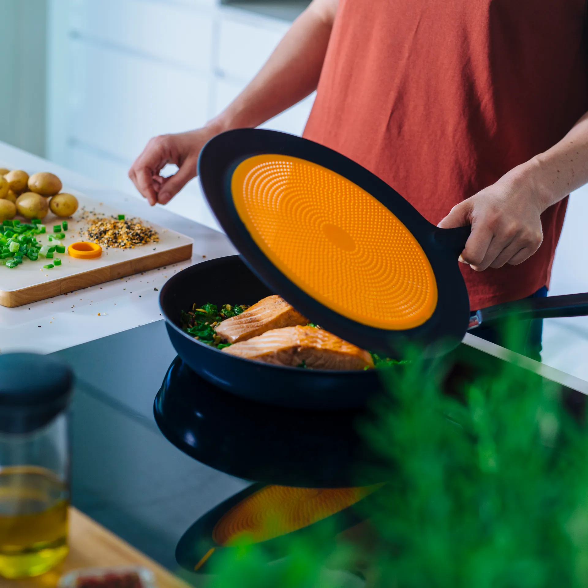 Functional Form スプラッタースクリーン シリコン, Black Fiskars | フィスカース