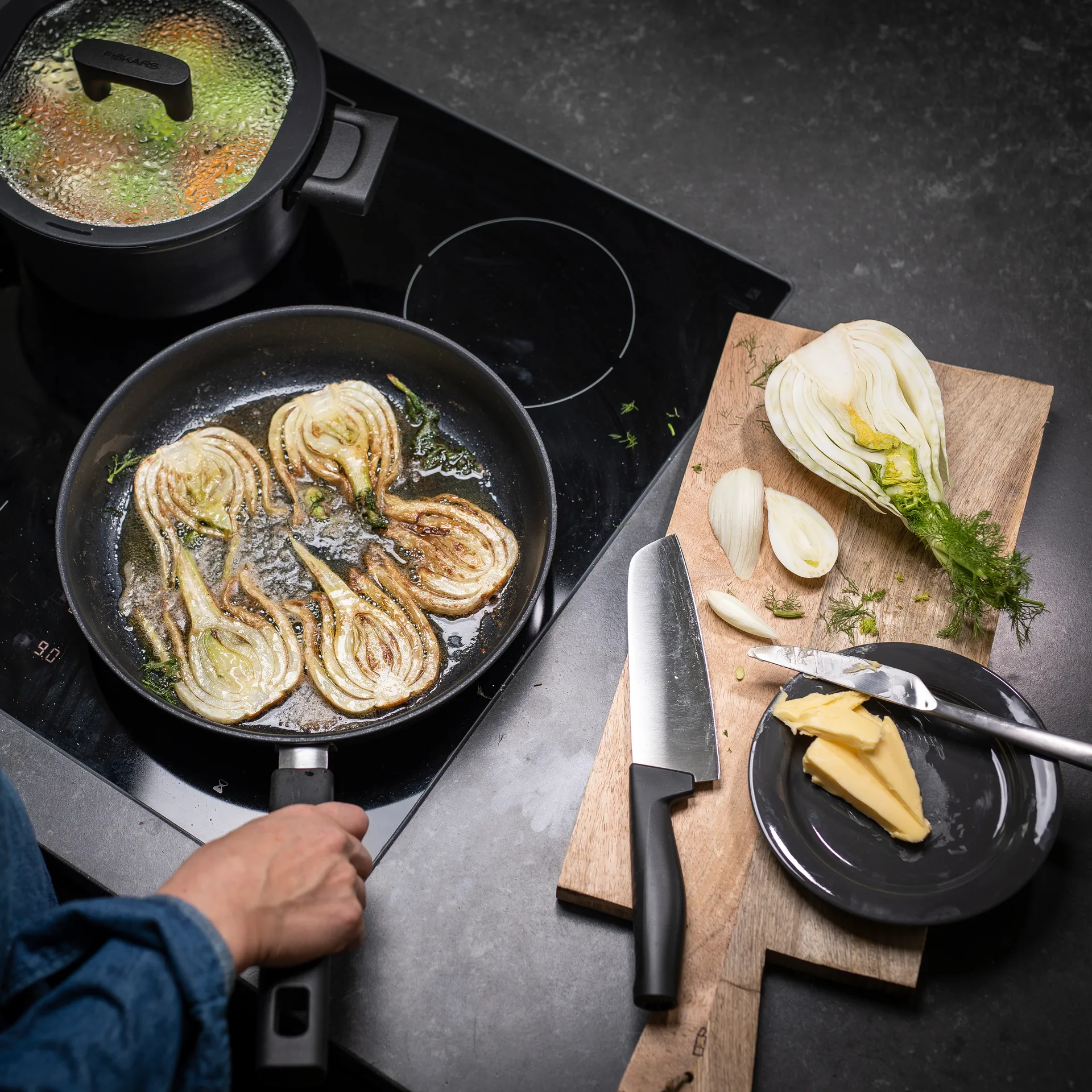 Hard Edge 三徳 ナイフ 16 cm, stainless steel Fiskars | フィスカース