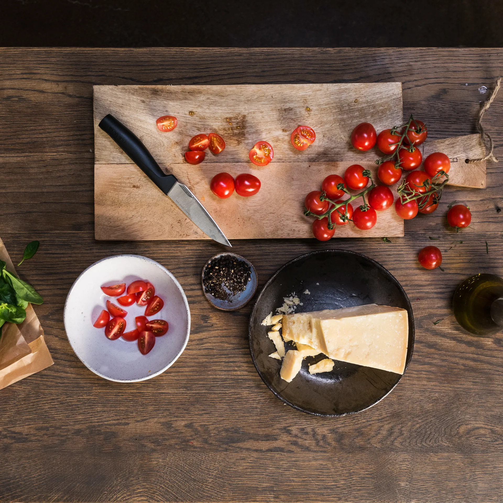 Hard Edge ナイフ セット シェフナイフ＆ヴェージテーブルナイフ, 2 pieces Fiskars | フィスカース