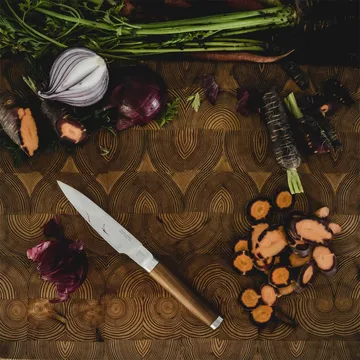 Norden シェフナイフ + 野菜用ナイフ ナイフセット 2点 - Stainless steel-birch - Fiskars | フィスカース