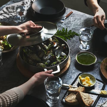 Norden キャセロール ディッシュ ステンレススチール 蓋付き 28 cm - 28 cm - Fiskars | フィスカース