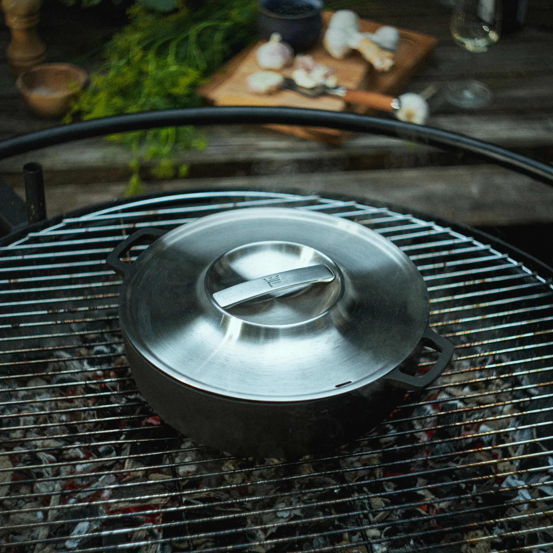 Norden Grill Chef キャセロール 鋳鉄-ステンレススチール, Ø30 cm Fiskars | フィスカース