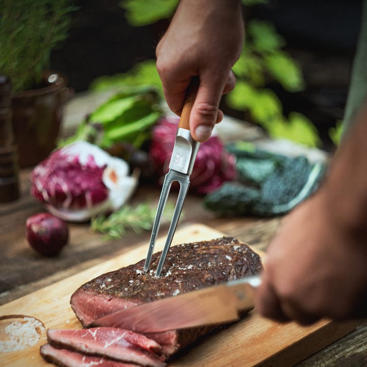 Norden ステーキフォーク, Stainless steel-birch Fiskars | フィスカース