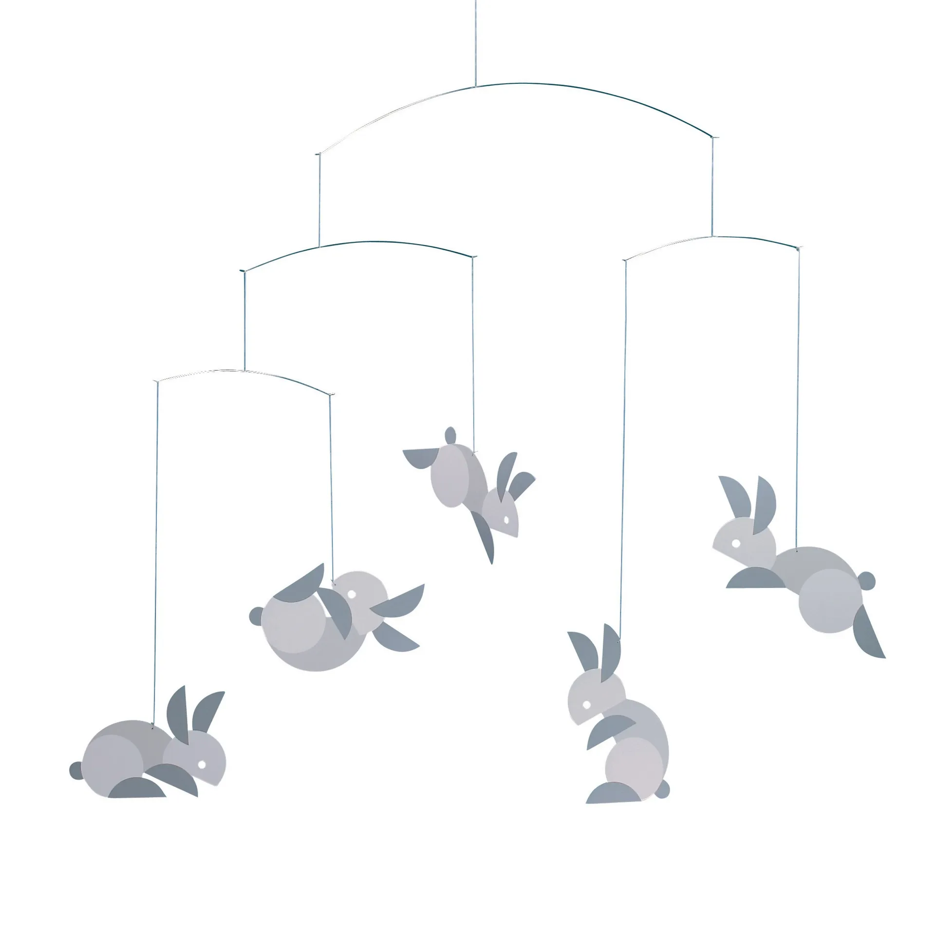 Circular bunnies モビール, multi Flensted Mobiles | フレンステッドモビール