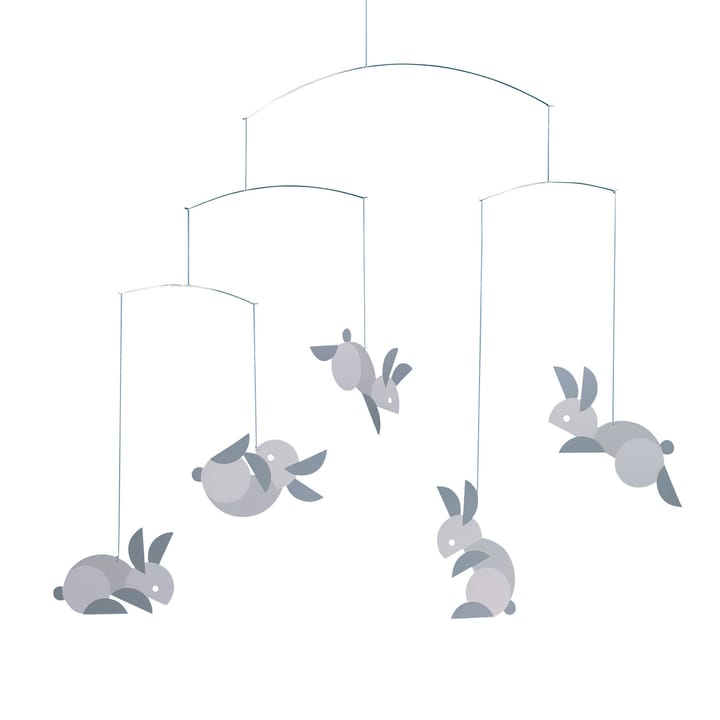 Circular bunnies モビール - multi - Flensted Mobiles | フレンステッドモビール