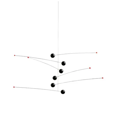 Futura モビール - black-red - Flensted Mobiles | フレンステッドモビール