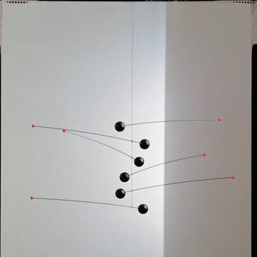 Futura モビール - black-red - Flensted Mobiles | フレンステッドモビール