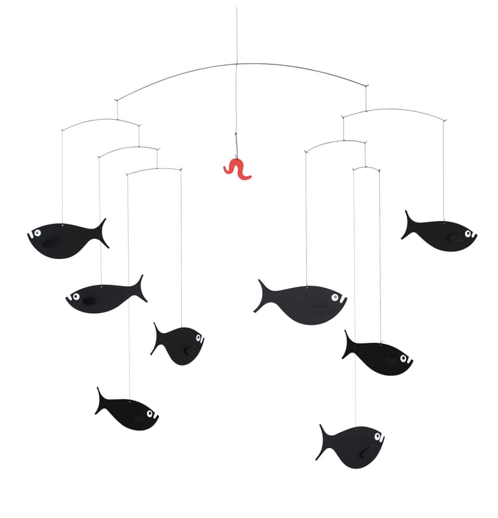 Shoal of fish モビール - black - Flensted Mobiles | フレンステッドモビール