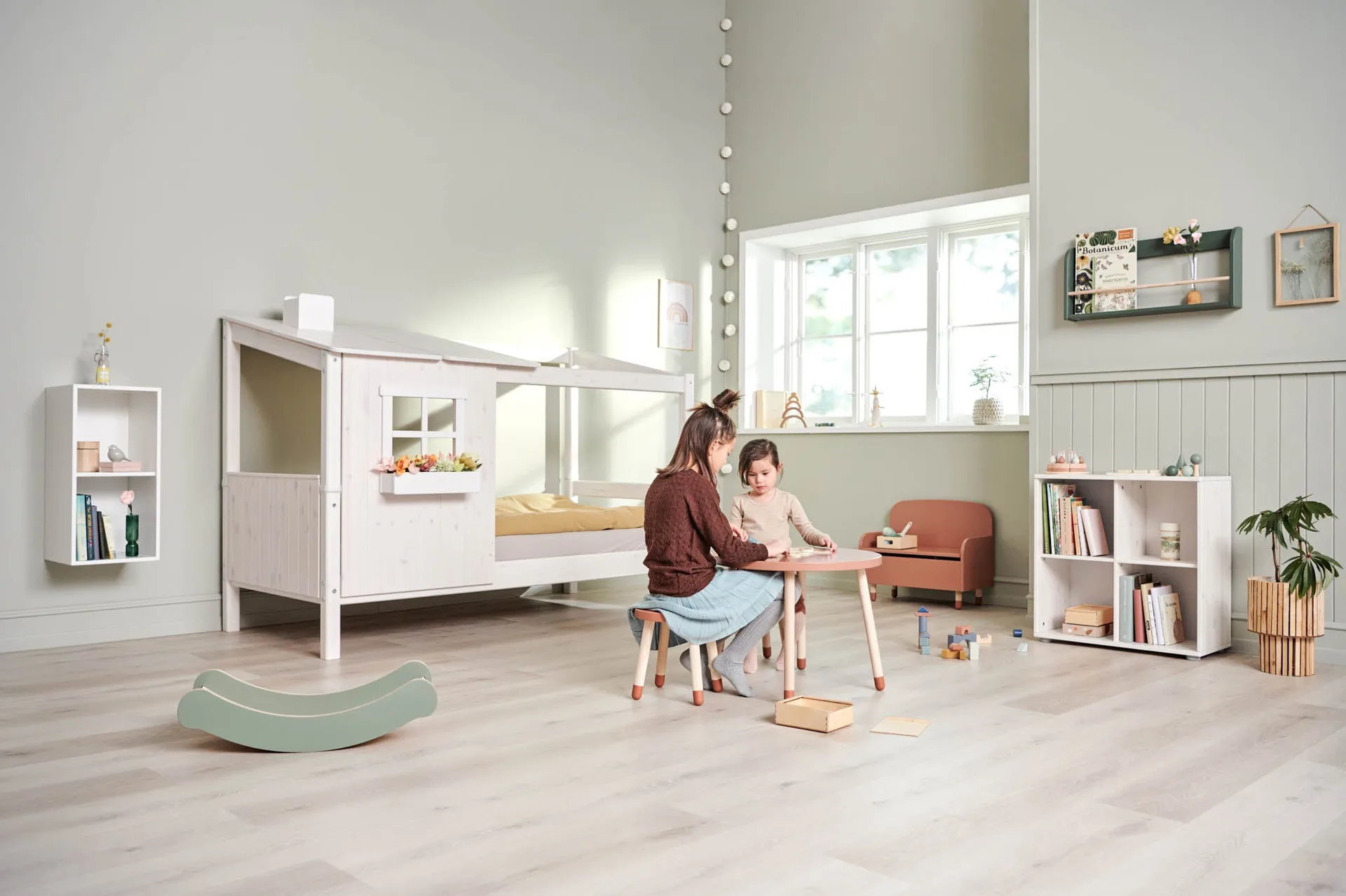 Dots スツール 30 cm, Rose FLEXA