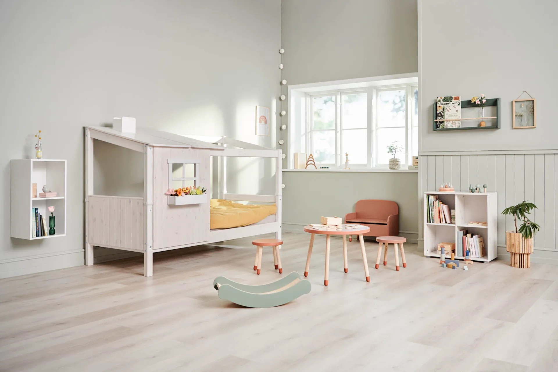 Dots スツール 30 cm, Rose FLEXA